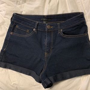 Denim shorts